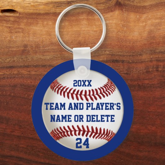 Cheap Baseball Keychains PERSONALIZED 3 Jouw tekst Sleutelhanger (Voorkant)