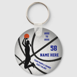 Cheap Basketball Giften for Girls Change BLUE COLO Sleutelhanger