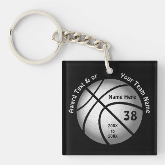Cheap  Basketball Giften voor spelers Sleutelhanger (Voorkant)