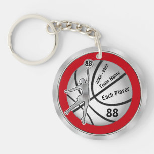 Cheap Basketball Gifts, Number, Years, Names Sleutelhanger