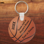 Cheap Basketball Sleutelhangers 3 Tekstvak Sjablon (Voorkant)