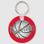 Cheap Basketball Sleutelhangers, 4 tekstvakken JOU Sleutelhanger (Achterkant)