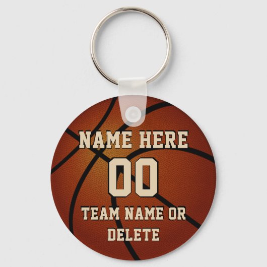 Cheap Basketball Sleutelhangers Aangepast, 3 tekst (Voorkant)