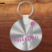 Cheap Basketball Team Gifts for Girls Sleutelhanger (Achterkant)
