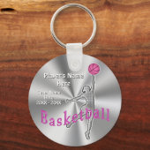Cheap Basketball Team Gifts for Girls Sleutelhanger (Voorkant)