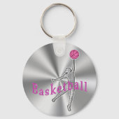 Cheap Basketball Team Gifts for Girls Sleutelhanger (Achterkant)