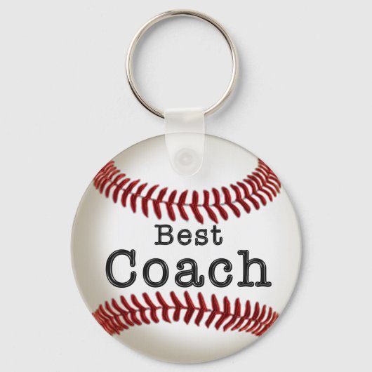 Cheap Beste coach Baseball Keychain (Voorkant)