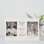 Cheap Beste Ones overleden Couple Custom Photo (Staand voorkant)