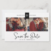 Cheap Black Custom 2 Foto's Direct Engaged Couple (Voorkant)