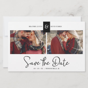 Cheap Black Custom 2 Foto's Direct Engaged Couple