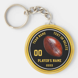 Cheap Black Gold Football Gifts Favors Football Sleutelhanger