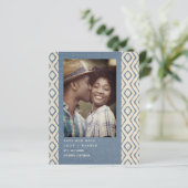 Cheap Blue Boho Textile Textile Romantic Photo (Staand voorkant)