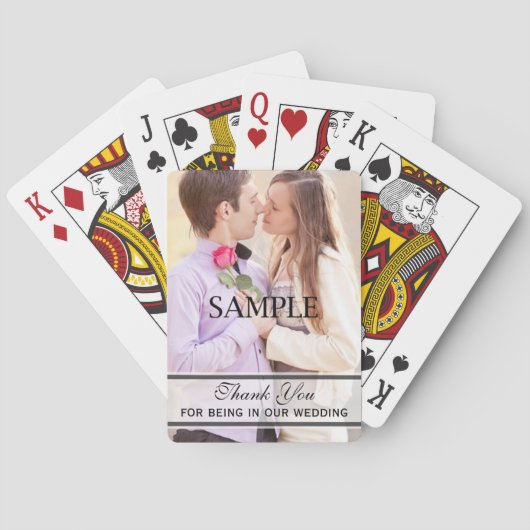 Cheap Bridal of Weddenschap Gifts Pplaykaarten Speelkaarten (Achterkant)