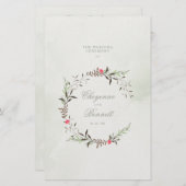 Cheap Budget Trendy Chic Wildbloemen Weddenschap (Voorkant / Achterkant)