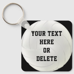 Cheap Bulk Volleyball Gifts JOUW TEKST of DELETE I Sleutelhanger