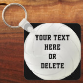 Cheap Bulk Volleyball Gifts JOUW TEKST of DELETE I Sleutelhanger (Voorkant)
