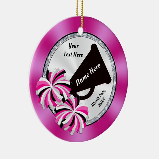 Cheap Cheerleader kerstversiering, 3 tekstvakken Keramisch Ornament (Rechts)