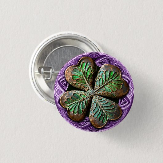 Cheap & Chic Leprechaun Treasure #3 Button (Voorkant /achterkant)