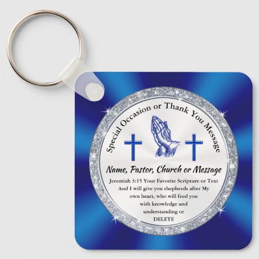 Cheap Christelijk Party Favors , Church Jubileum Sleutelhanger (Voorkant)