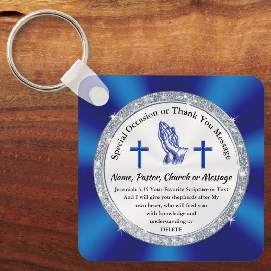 Cheap Christelijk Party Favors , Church Jubileum Sleutelhanger (Voorkant)