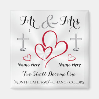 Cheap Christian Wedding Favors PERALIZED Magneet
