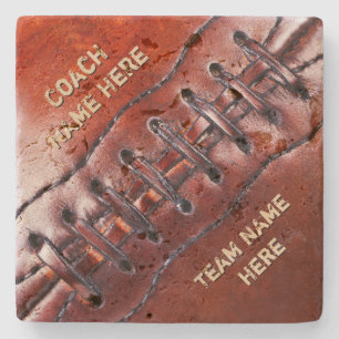 Cheap Cool Football Coach Gifts, op maat gemaakt Stenen Onderzetter