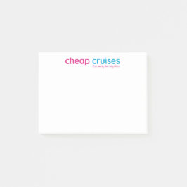 Cheap Cruise Post-it® Notes