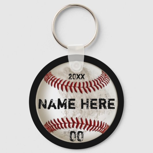 Cheap Dirty ziet persoonlijke Baseball-keyketens Sleutelhanger (Voorkant)