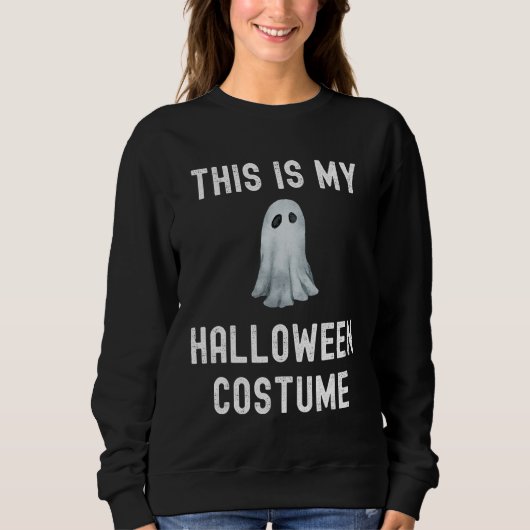 Cheap Dit is mijn halloween Costume Scary Spooky C Trui (Voorkant)