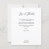 Cheap Elegant Photo Lace Effect Whimsical Script (Achterkant)