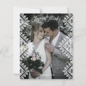 Cheap Elegant Photo Lace Effect Whimsical Script (Voorkant)