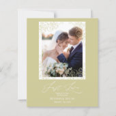 Cheap Flourish Gold Effect Ornament Foto Pas getro (Voorkant)