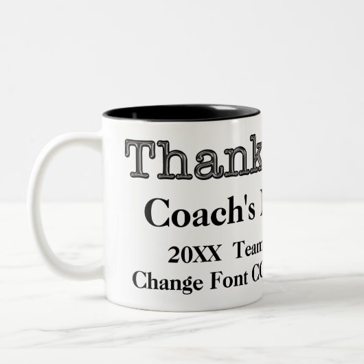 Cheap Gifts for Coaches, PERSONALISEERD, Coach Mok (Links)