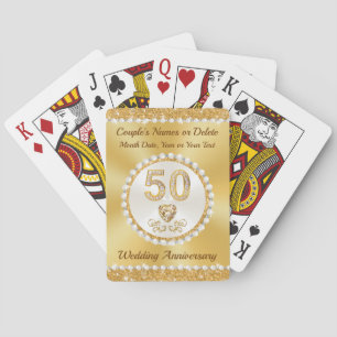 Cheap, Golden Jubileum Gifts, 50ste Jubileum Pokerkaarten
