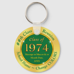 Cheap Green and Gold, Klasse of 1971 Favors Sleutelhanger