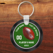 Cheap Green, speciaal gepersonaliseerd Football, c Sleutelhanger (Voorkant)