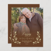 Cheap Kerstbruin whimsical-foto (Voorkant / Achterkant)