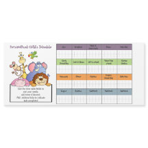 CHEAP KINDER SCHEMA/TIMETABLE Reward Chart MAGNET