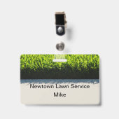Cheap Lawn Care Service Name Badges (Voorzijde met clip)