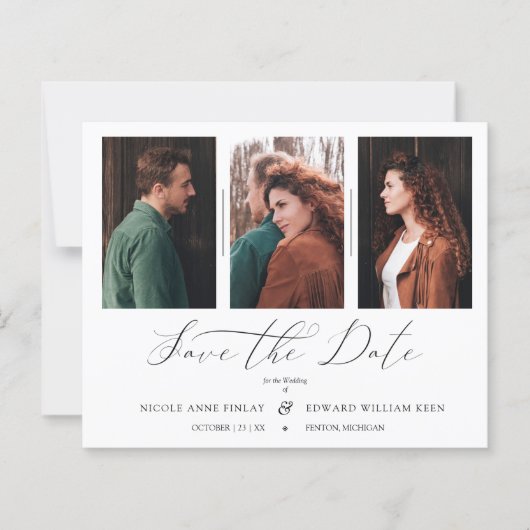 Cheap minimalist collage 3 foto's paardenweddensch (Voorkant)