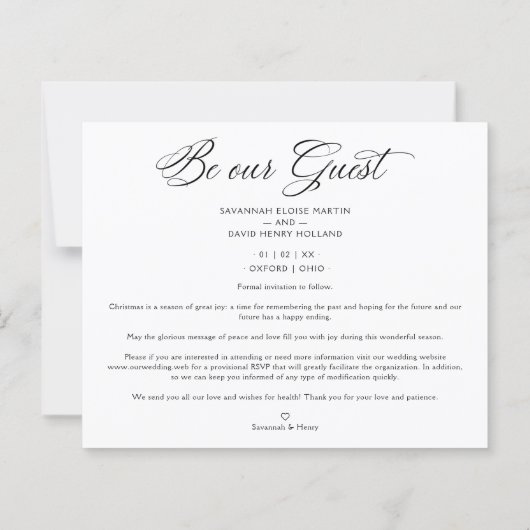 Cheap Modern Mr & Mrs Happiest Feestdagen Kerstmis (Achterkant)