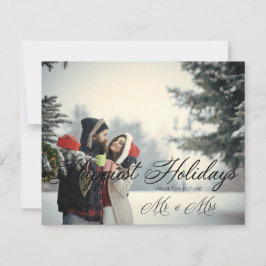 Cheap Modern Mr & Mrs Happiest Feestdagen Kerstmis