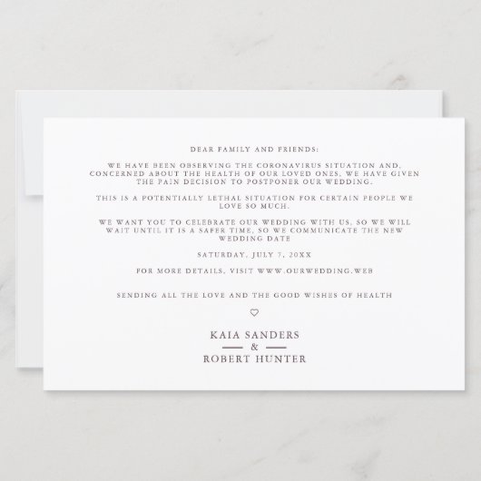 Cheap Mountains landschap, na Covid Wedding (Achterkant)