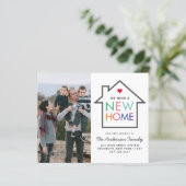 Cheap New Home Change of Address Photo Moving Kaar (Staand voorkant)