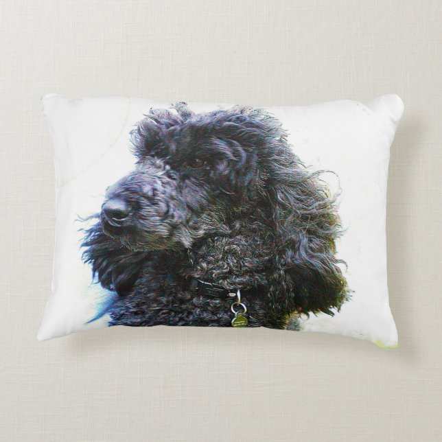 Cheap Old Poodle Pillow Decoratief Kussen (Achterkant)