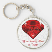 Cheap Personalized 40th Birthday Party Favors Sleutelhanger (Voorkant)