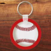 Cheap PERSONALIZED Baseball Keychains for Teams Sleutelhanger (Achterkant)