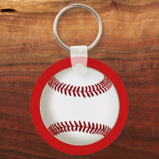 Cheap PERSONALIZED Baseball Keychains for Teams Sleutelhanger (Achterkant)
