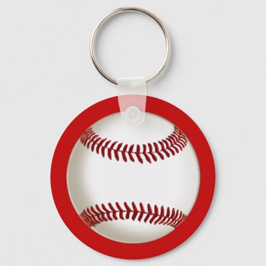 Cheap PERSONALIZED Baseball Keychains for Teams Sleutelhanger (Achterkant)