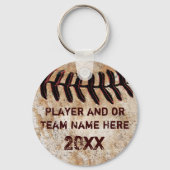 CHEAP PERSONALIZED Baseball Team Gifts JOUW TEKST Sleutelhanger (Voorkant)